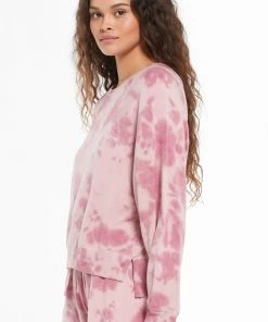 Z Supply Women's Sleep Over Tie Dye Pullover