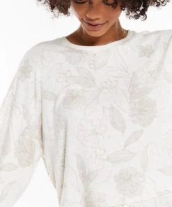Z Supply Lina Floral Long Sleeve Top