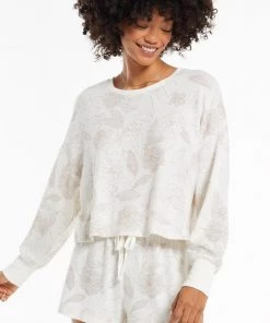 Z Supply Lina Floral Long Sleeve Top