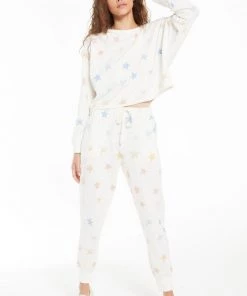 Z Supply Mabel Rainbow Star Jogger