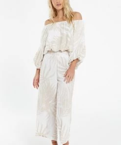 Z Supply Tidepool Palm Flared Pant