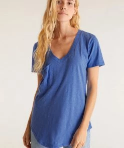Z Supply Cotton Slub Pocket T-Shirt