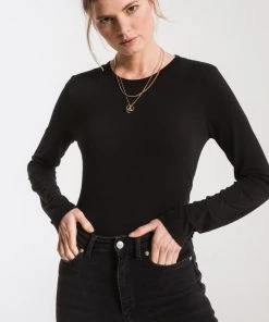 Z Supply Women's Perfect Long Sleeve Crew Tee 15 Z Supply Women's Perfect Long Sleeve Crew Tee