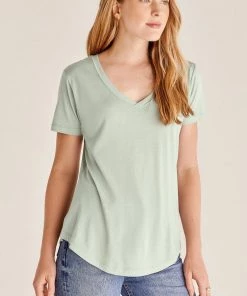 Z Supply Kasey Model V-Neck Tee