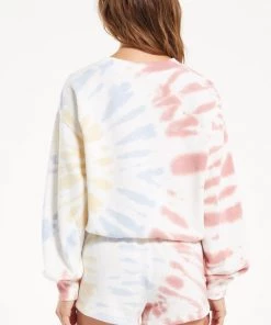 Z Supply Women's Britton Tie-Dye Pullover