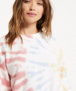 Z Supply Women's Britton Tie-Dye Pullover 7 Z Supply Women's Britton Tie-Dye Pullover