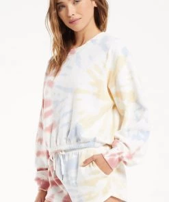 Z Supply Women's Britton Tie-Dye Pullover