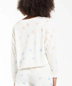 Z Supply Lia Rainbow Star Sweatshirt