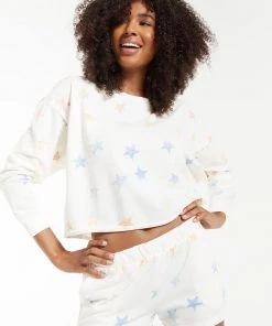 Z Supply Lia Rainbow Star Sweatshirt