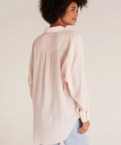 Z Supply Lalo Gauze Button-Up Top