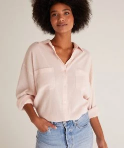 Z Supply Lalo Gauze Button-Up Top