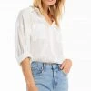 Z Supply Lalo Gauze Button-Up Top