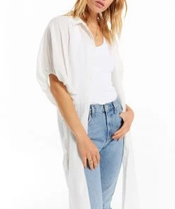 Z Supply Laina Gauze Maxi Cover Up