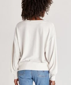 Z Supply Frances Marled V-Neck Top