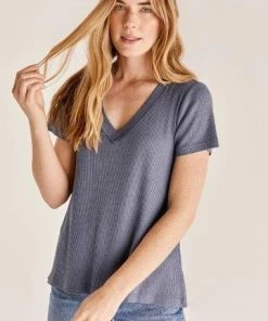 Z Supply Dana Rib Hacci Top