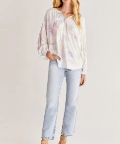 Z Supply Bayfront Blurred Woven Top
