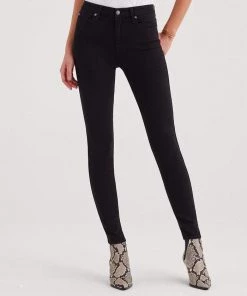 7 For All Mankind B(air) Denim High Waist Skinny Jean
