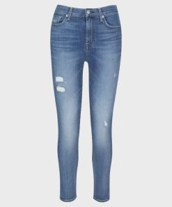 7 For All Mankind Luxe Vintage High Waist Ankle Skinny