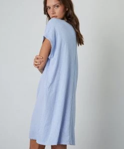 Velvet Hanna Cotton Slub Mix Dress Women