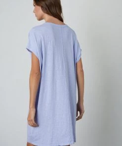 Velvet Hanna Cotton Slub Mix Dress Women