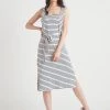 Women Dex Belted Knit Midi Dress