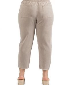 Dex Plus Frayed Hem Pant