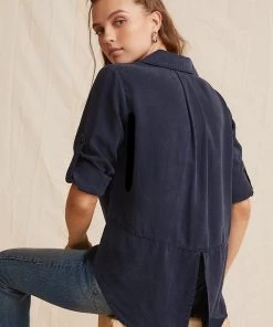Women Bella Dahl Split Back Button Down Shirt