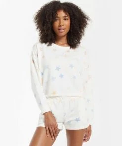Z Supply Lia Rainbow Star Sweatshirt