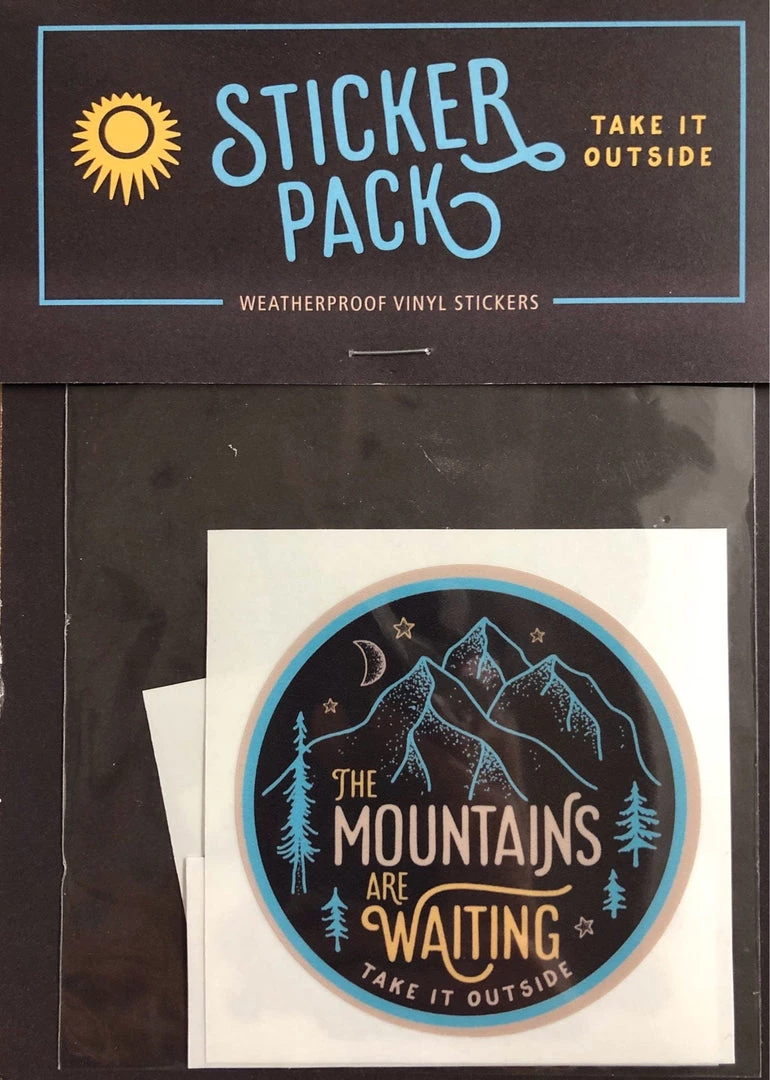 Accessories Take It Outside Sticker Pack - Mountain 3 Accessories Take It Outside Sticker Pack - Mountain