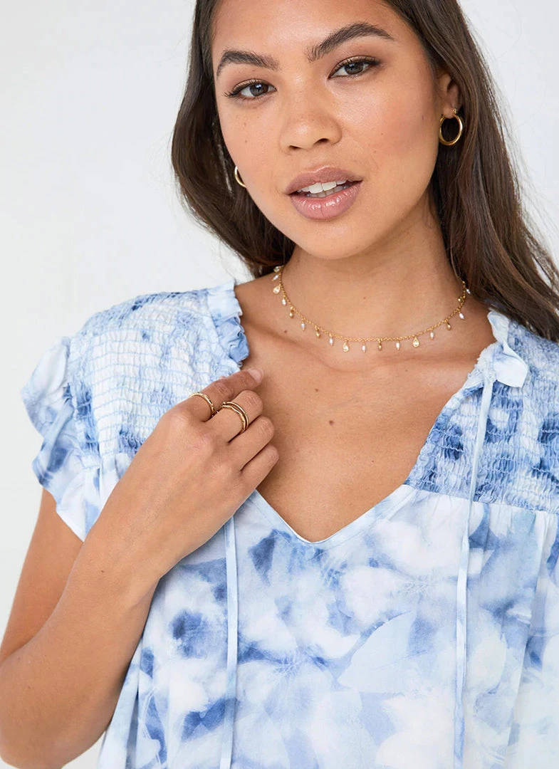 Women Bella Dahl Sleeveless Smocked Ruffle Top 6 Women Bella Dahl Sleeveless Smocked Ruffle Top