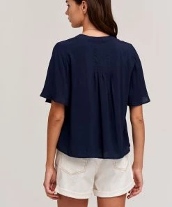 Velvet Jaycee Rayon Split Neck Blouse