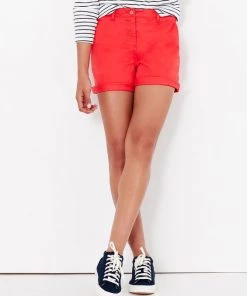 Women Joules Cruise Mid Thigh Length Chino Shorts
