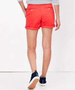 Women Joules Cruise Mid Thigh Length Chino Shorts