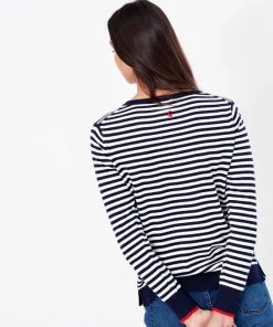 Joules Miranda Knitted Intarsia Crew Neck Jumper Women