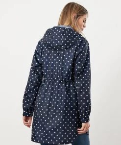Joules Golightly Printed Waterproof Packable Jacket