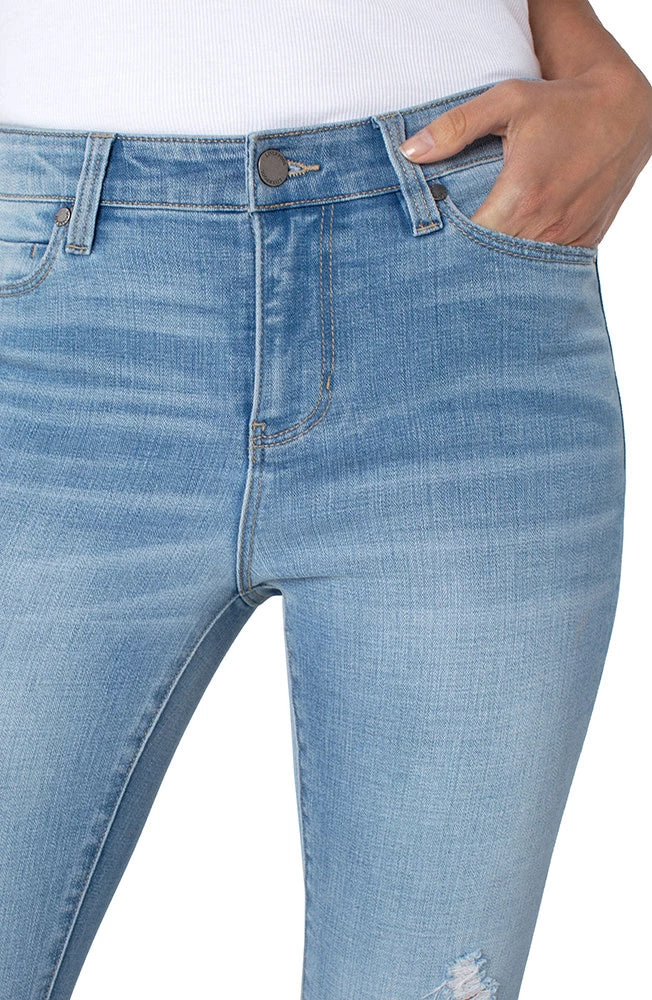 Women Liverpool Charlie Crop Skinny With Wide Rolled Cuff 24" - Riverton 6 Women Liverpool Charlie Crop Skinny With Wide Rolled Cuff 24" - Riverton