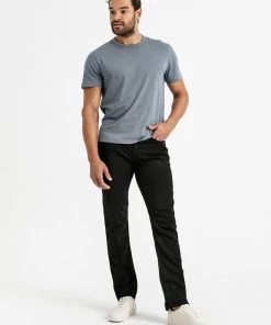 DU/ER Men's No Sweat Relaxed Tapered Pant - Black