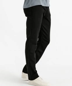 DU/ER Men's No Sweat Relaxed Tapered Pant - Black