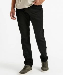 DU/ER Men's Performance Denim Relaxed Tapered Pant - Black