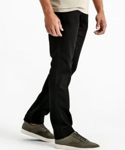 DU/ER Men's Performance Denim Relaxed Tapered Pant - Black