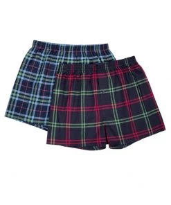 Stanfields 2 Pack Woven Boxers