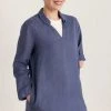 Sea Salt Shallow Layers Linen Tunic