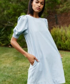 Velvet Naomi Chambray Shift Dress 11 Velvet Naomi Chambray Shift Dress