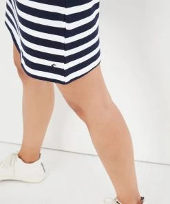 Joules Riviera Stripe Short Sleeve Jersey Dress