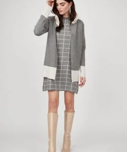 Pistache Knit Jacket W/ Two-Tone Trim 7 Pistache Knit Jacket W/ Two-Tone Trim