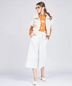 Pistache Women's Heart Detail Knit Sweater