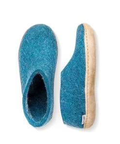 GLERUPS CANADA Glerups Shoe - Leather - Petrol