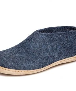 GLERUPS CANADA Glerups Shoe - Leather - Denim