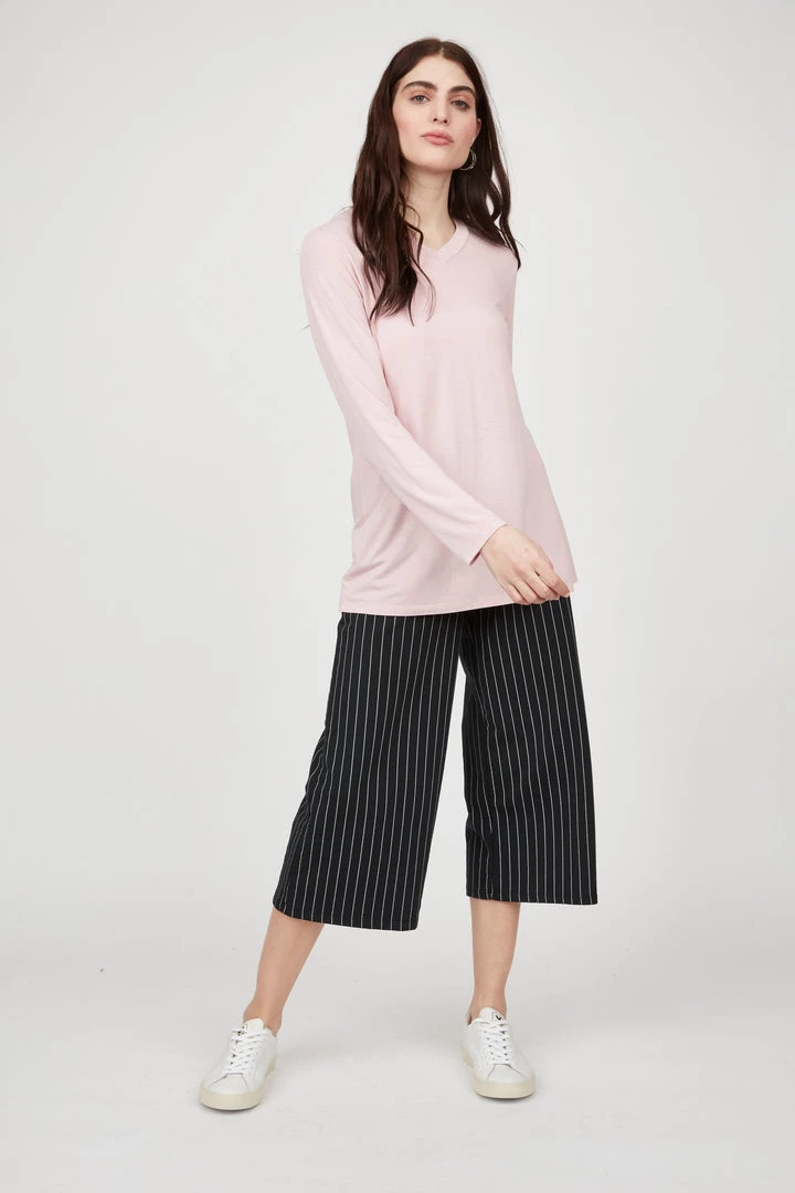 Pistache Second Skin Long V-Neck Top 5 Pistache Second Skin Long V-Neck Top