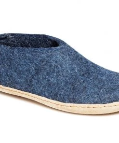 GLERUPS CANADA Glerups Shoe - Leather - Denim